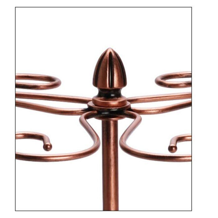 Wine Glass Holder Metal Wine Rack Hanging Bar Stand Bracket Goblet Holder Gift