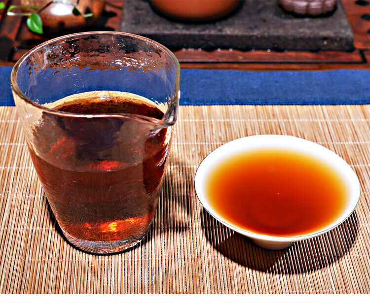 HelloYoung Ripe Puer Tea 357g Yunnan Old Tree Puer Tea Early Spring Black Tea Healhty Drink