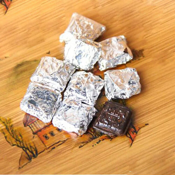Organic puerh tea Yunnan big leaves extracted cream solidity weight loss tea