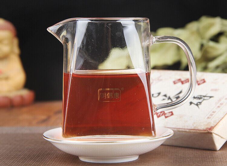 200g Pu'er Tea Made of Aged Raw Materials, Aged Pu'er Tea Bricks Ripe Tea Brick