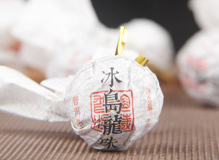 HelloYoung 500g Ancient Tree Longzhu Tuocha Top Bulk Cooked Pu'er Small Grain Tea Bingdao