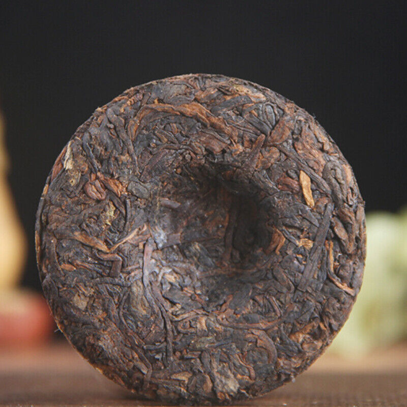 HelloYoung 50g Top Small Cake Tea Yunnan Banzhang Pu'er Tea Health Ripe Tea 小班章 Secondary image