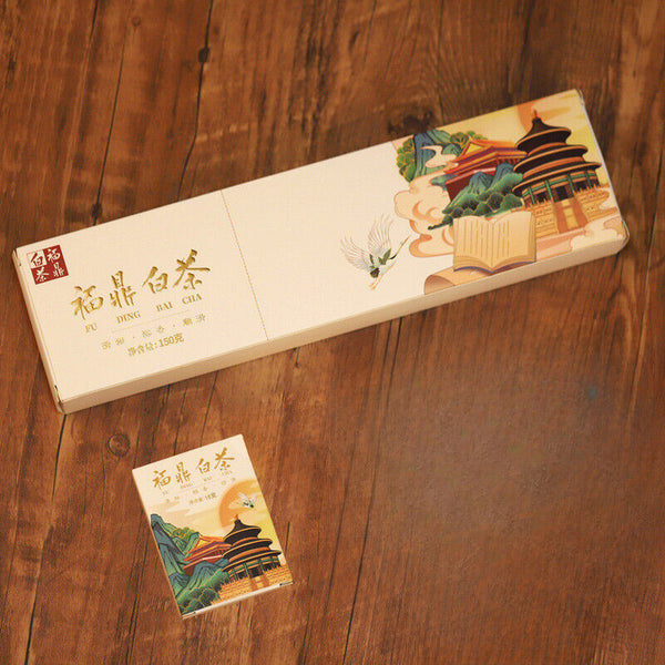 HelloYoung Fuding White Tea Small Square Piece Old Shoumei Gongmei Chenpi White Tea