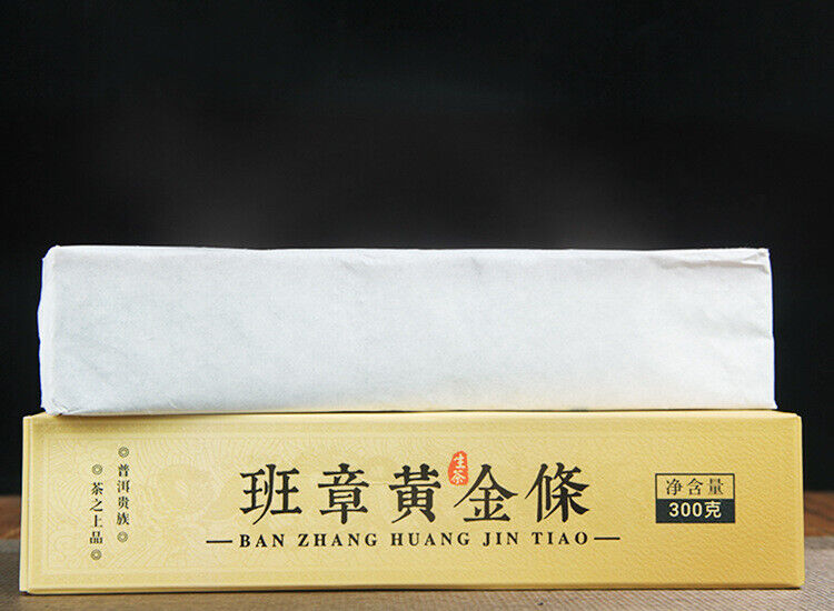HelloYoung Pu'er Raw Tea Banzhang Gold Bar Ancient Tree Tea Yunnan Column Tea 300g