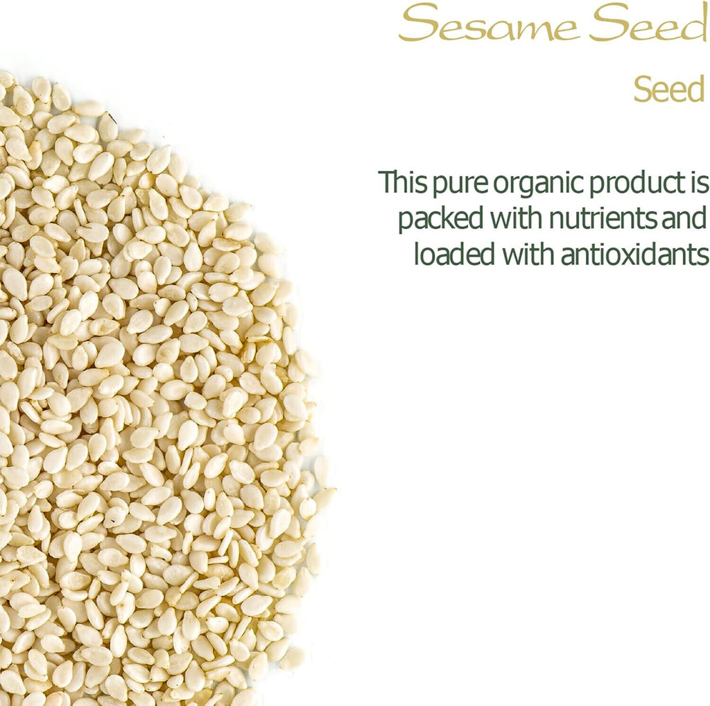 Sesame Seed White Organic Quality - Raw and Shelless 200g