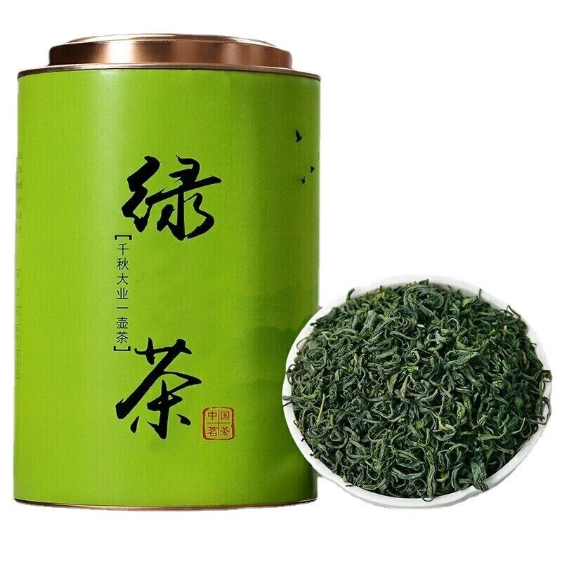HelloYoung Gift Tea Maojian High Mountain Green Tea 500g Chinese Tea Loose Leaf Iron Canned