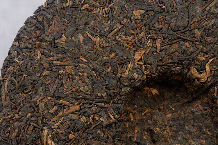 HelloYoung Yunnan Pu'er Tea Ripe Tea Cake 357g Yunnan Tea Cake