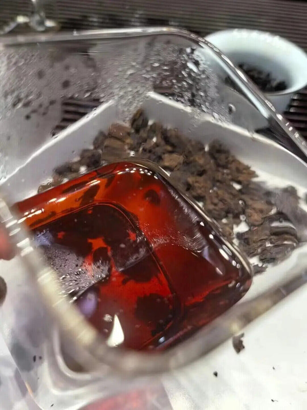 Chinese Fossil Pu'er Tea Healthy Slimming Old Rock Tea Laochatou Loose Leaf Tea