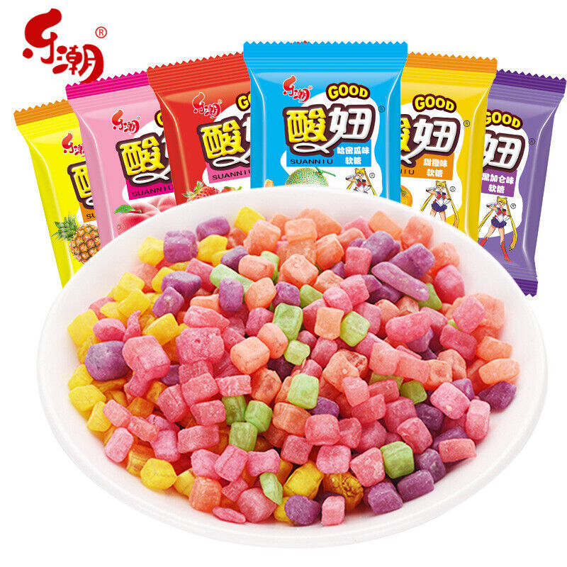 Various flavors to choose from sour gummies, a must-have snack for leisure time