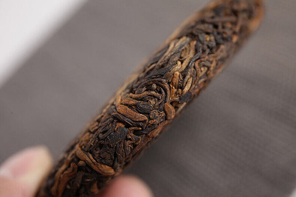 HelloYoung 100g Yunnan Raw Material Puerh Cake Tea Golden Bud Small Cake Palace Ripe Tea