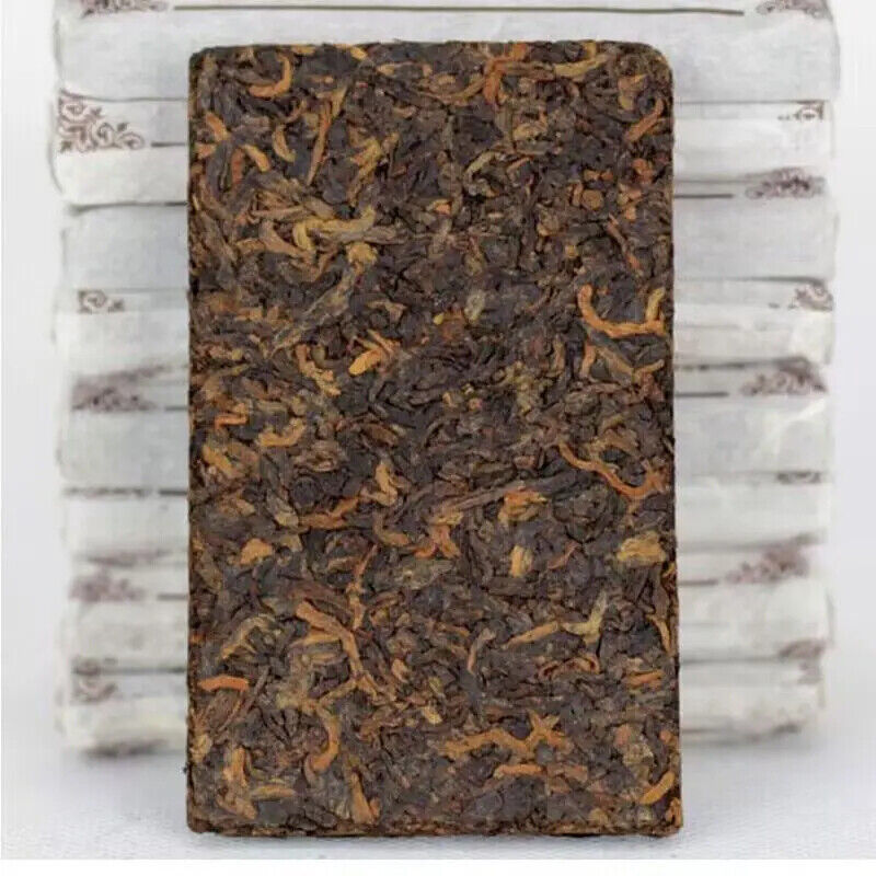 Portable Fermented Pu-erh Tea 50g Banzhang Golden Buds Old Tree Puer Tea Brick