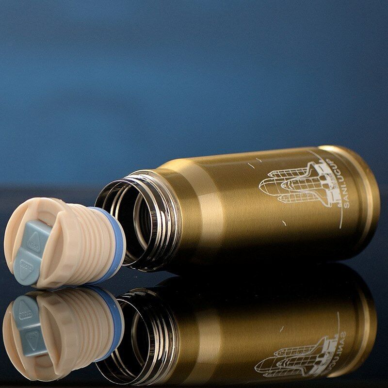 Rocket Bullet Vacuum Insulation Sports Portable Drinkware Stainless Steel Bottle