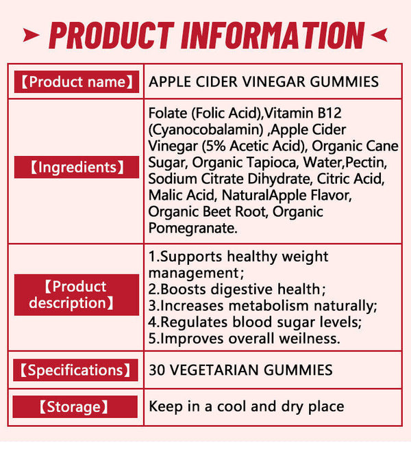 Slim Detox Weight Loss Apple Cider Fit Keto ACV 30 Gummies