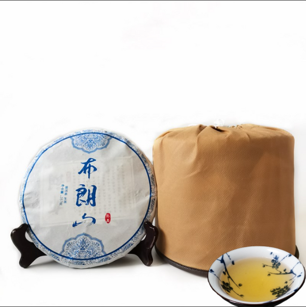 HelloYoung Yunnan Pu'er Tea Brown Mountain Spring Tea Menghai Flavor Seven Cakes357g/1.59oz