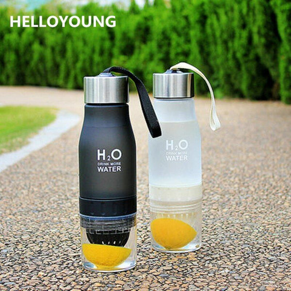 650ML Fruit Juice Water Bottle Infuser Outdoor Sports Portable Shaker Drinkware