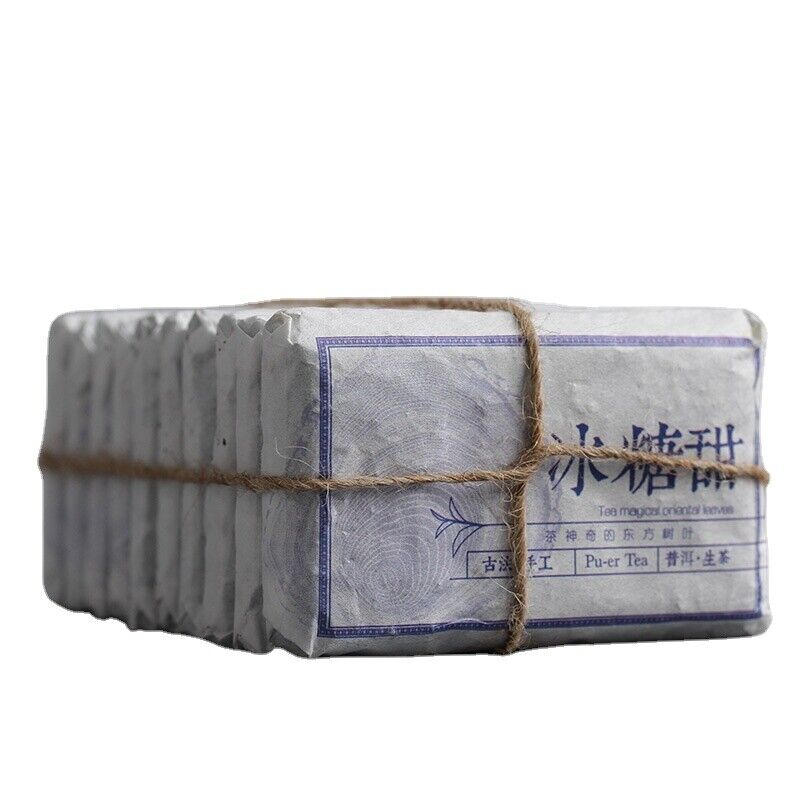 Yunnan Puerh Tea Iced Sugar Sweet Large Old Tree Puerh Raw Brick Spring Tea 45g Secondary image