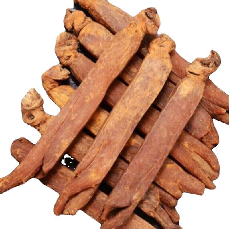 HelloYoung 4 Pcs 10 Years Dry Ginseng Roots Korean Red Ginseng Chinese Herbal Medicine Main image