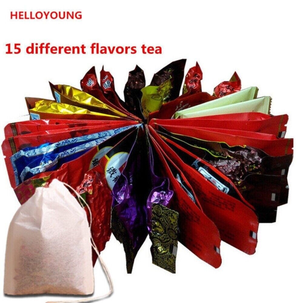 Milky Oolong, Dahongpao Black Tea  Tieguanyin Green Tea Set 15 Bags in Total Secondary image