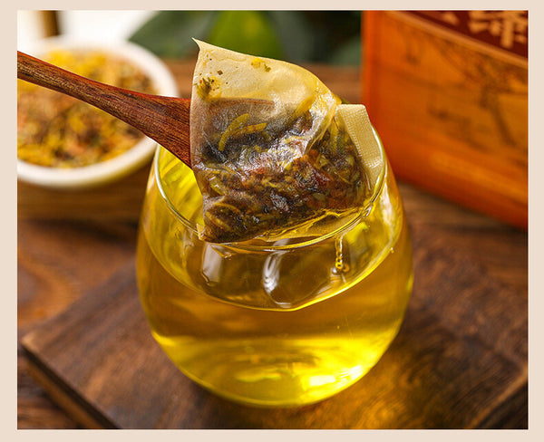 San Jiang Tea Cornstalks Mulberry Leaf Tea 流传金方三绛茶降非压非降降降茶非降三茶青钱柳玉米须桑叶茶养生