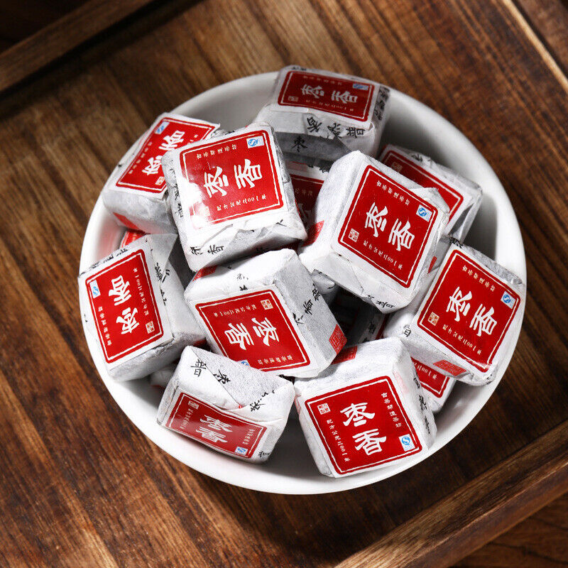 500g Yunnan Jujube Fragrant Xiaotuo Tea Square Brick Pu'er Tea Menghai Brick Tea
