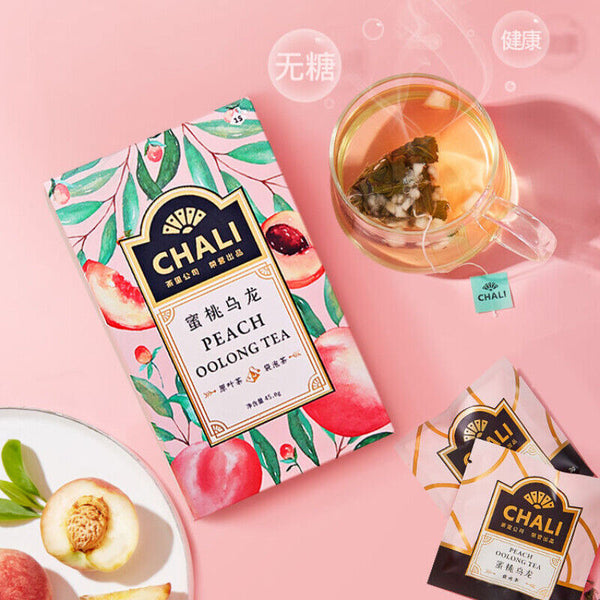 HelloYoung New Organic Peach Oolong Tea Fruit Tea Healthy Drink Hot Cold Brew Tea3g*15bags
