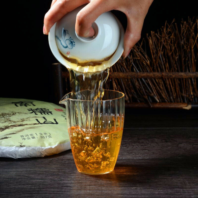 HelloYoung Lose Weight Puerh Cha Tea Cake Yunnan Nannuoshan Big Tree Pu-Erh Green Tea 357g