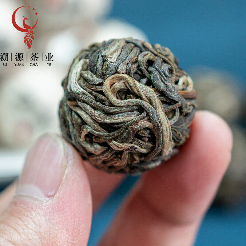 HelloYoung 500g 8g un xiegui dragon pearl Pu'er raw tea handmade dragon pearl small tuo tea
