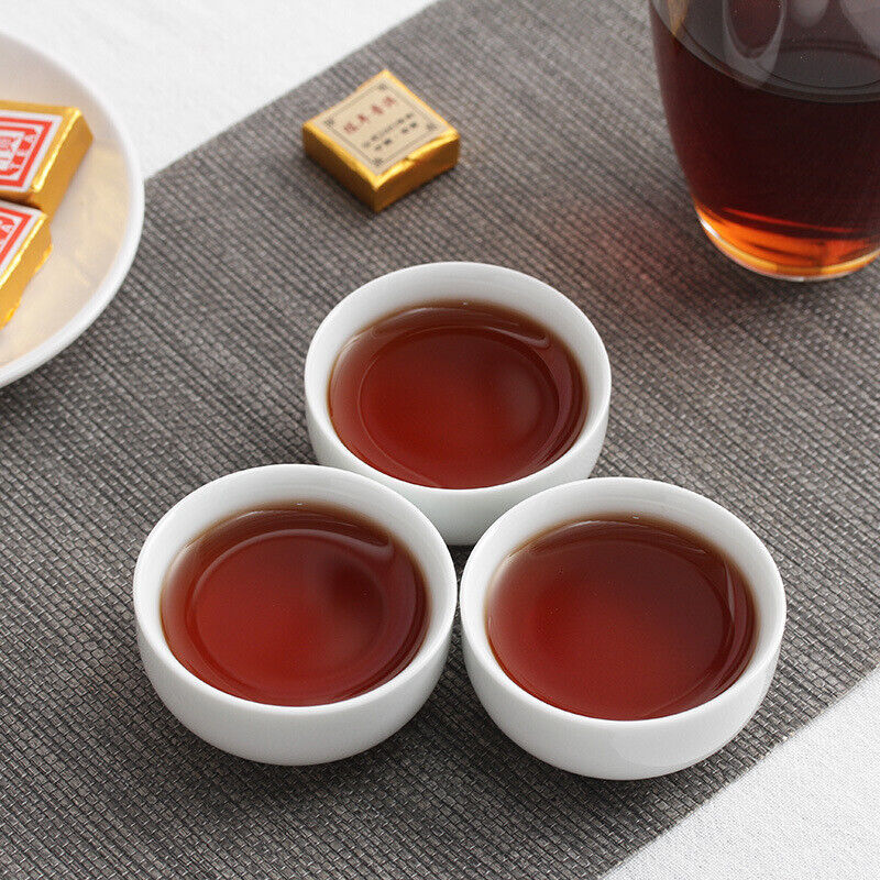 HelloYoung Menghai Pu'er ripe tea small square brick tea leaves sinensis word Pu'er tuocha
