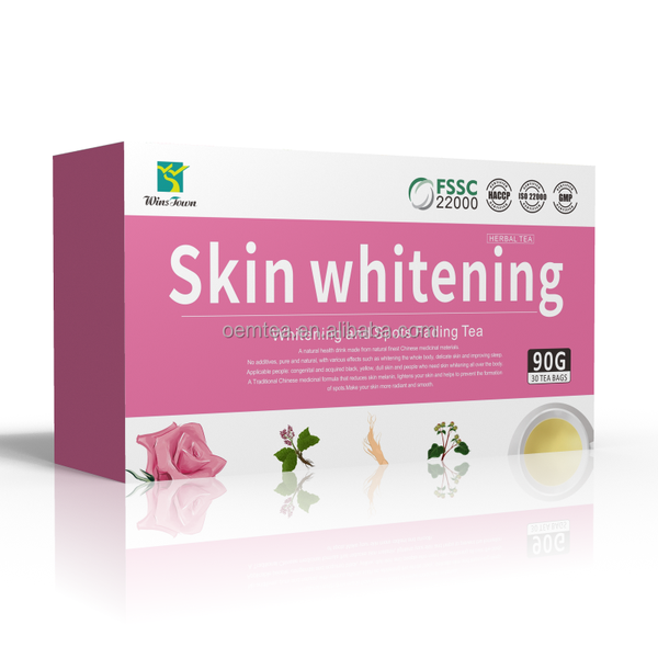 New Fashion skin whitening tea Collagen Rose and lemon 7days Beauty tea 3g*30