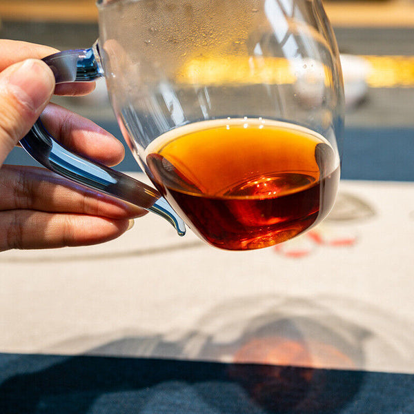 HelloYoung 357G Old Panzhang Puerh Tea Ripe Tea Yunnan Ancient Tree Aged Ripe Puerh Tea