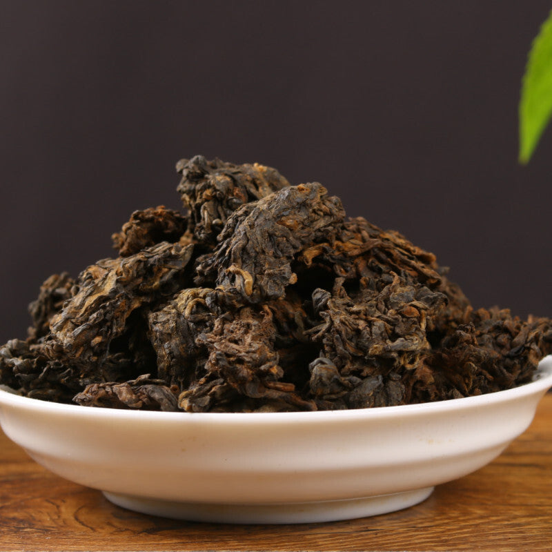 Black Tea Puerh Tea,Golden Bud Old Tea Head Menghai Ripe Tea 500g Main image