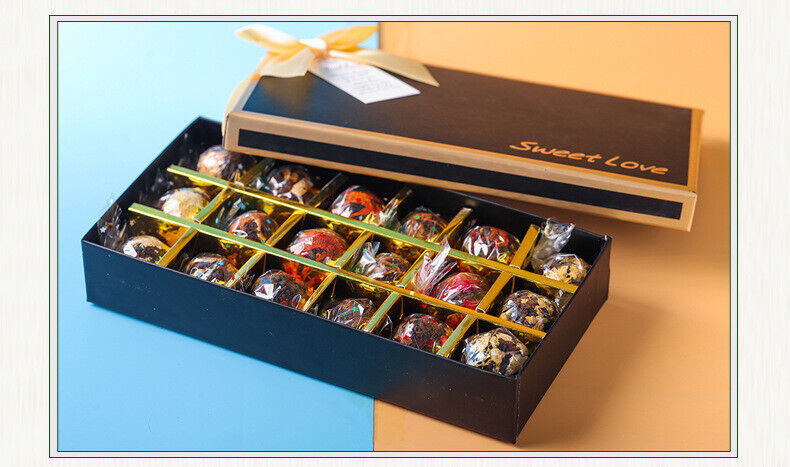 Handmade OEM Gift Package Dried Flower Black Tea Ball