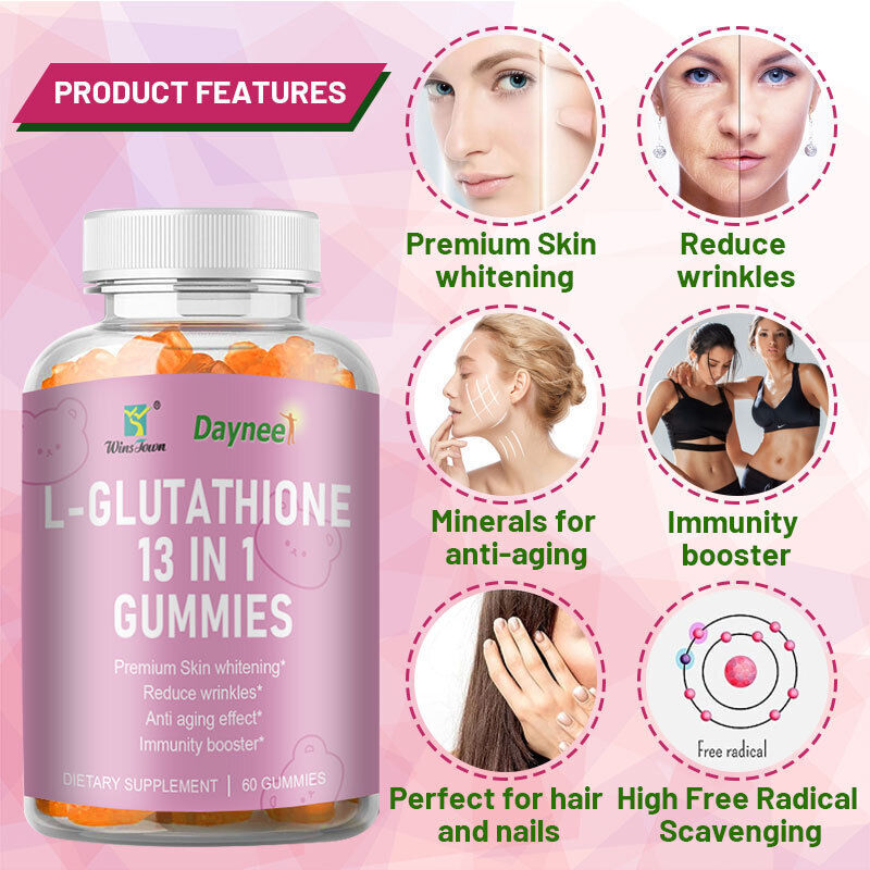 L-Glutathione 13 in 1 Gummies Immunity Booster 60 Gummies Secondary image