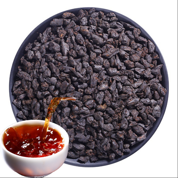 HelloYoung Fossil Glutinous Tea Fossil 500g Sweet and Glutinous Smooth Menghai Ripe Tea