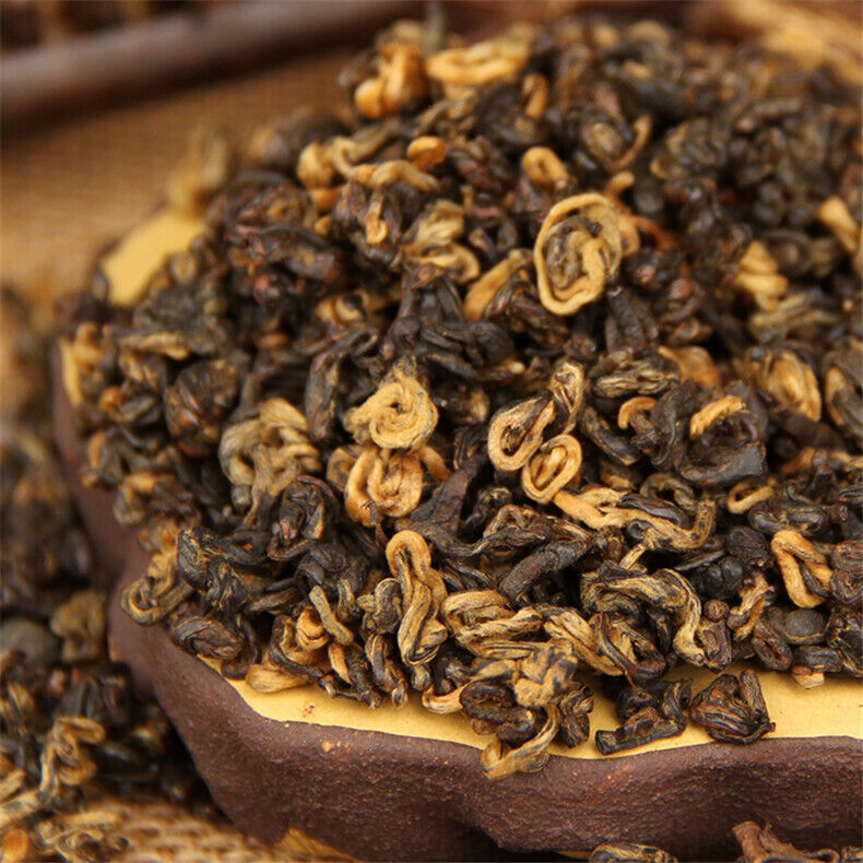 HelloYoung 200g Yunnan Organic Early Spring KungFu Tea Kunming Crested Dianhong Black Tea