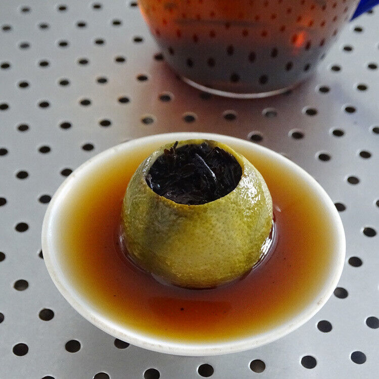Premium Fruity Citrus Xinhui Small Green Citrus Peel Tea Puerh Tea 500h