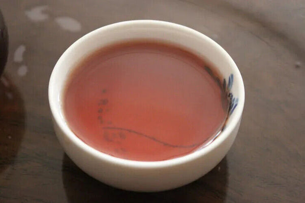 HelloYoung Ripe Tea Oldest Old Puer Tea, Dull Red Sweet Honey Puerh Tea Old Puerh Tea 357g