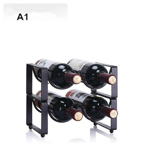 Wine Bottle Wine Cabinet Superposition Wine Rack Metal Iron Rack Display Shelf