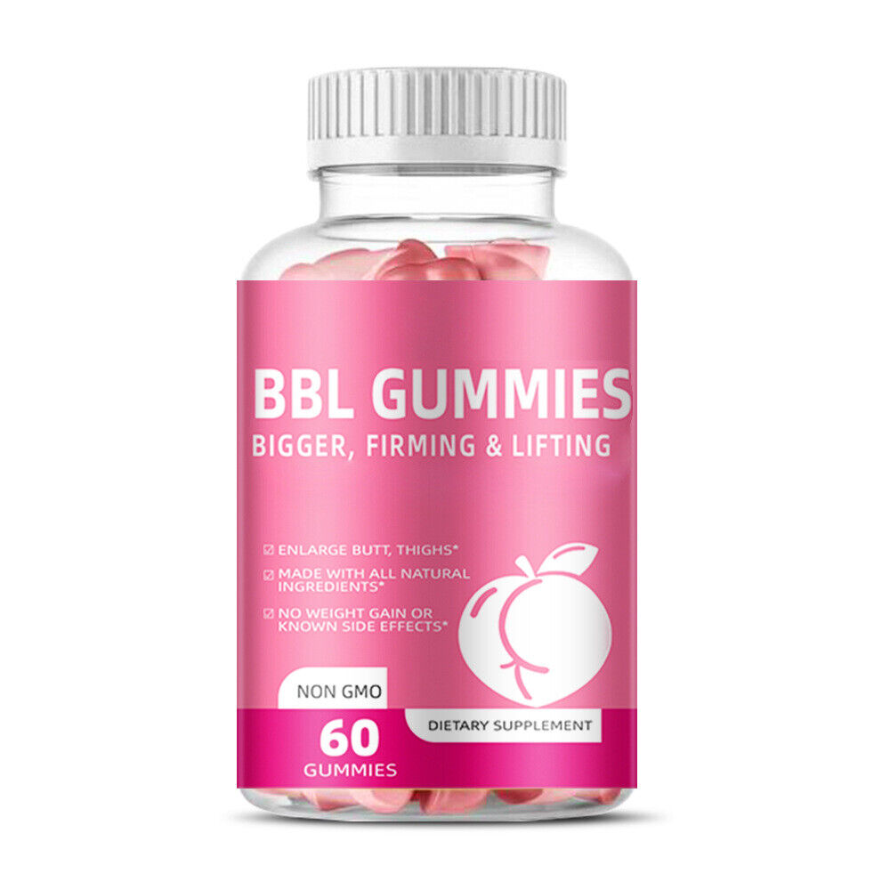 Women's Butt Lift Gummies BBL GUMMIES Vegetarian Gummies 60 Capsules