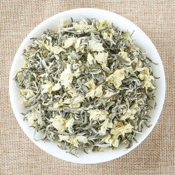 Rich Aroma Jasmine Green Tea Bitanpiaoxue Loose Tea Flower Tea