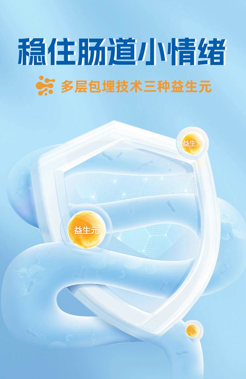Prebiotic Compound Probiotics Sucrose Free Probiotic Freeze-dried Powder 3g*10