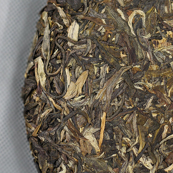 HelloYoung 357g Tea Cake Old Banzhang Pu'er Tea Raw Tea Cake Healthy Drink