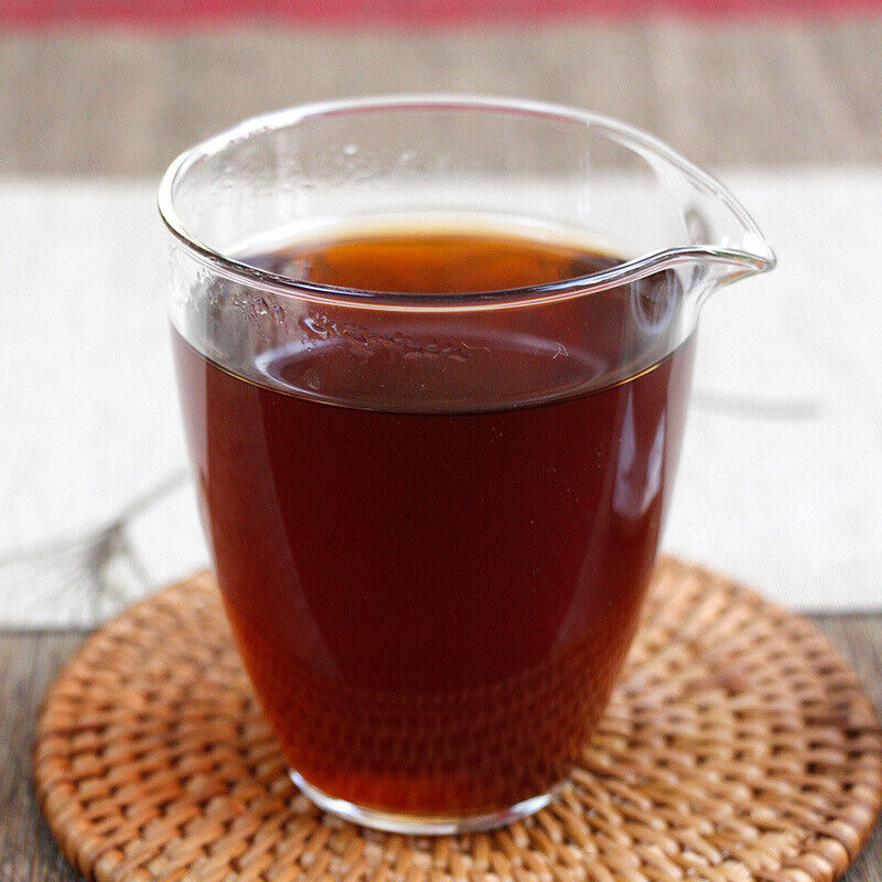 HelloYoung 200g Golden Hao Pu'er Tea Yunnan Menghai Ripe Black Tea Cake Tea Brown Mountain