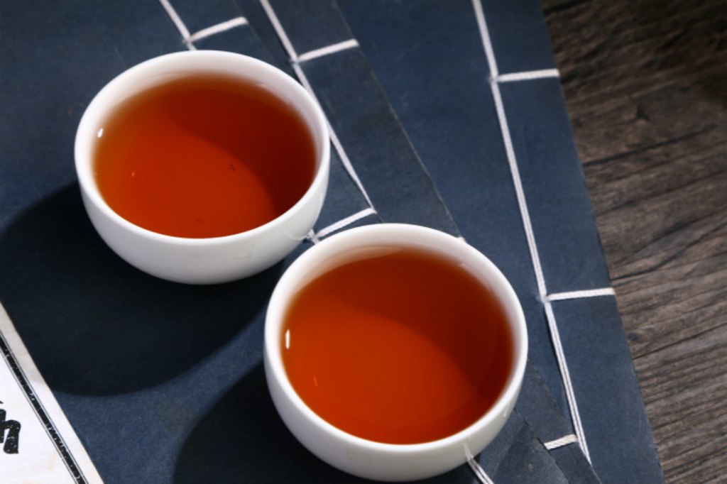 HelloYoung 357g Puerh Dry Storage Menghai Mountain Mellow Ripe Tea Yunnan Seven Seed Cake