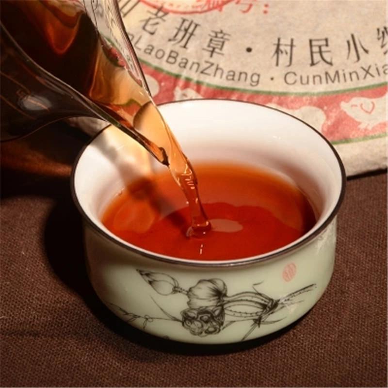 357g Classic Old Ripe Pu-erh Tea Cake Yunnan Tea Original Flavor Black Puer Tea Secondary image