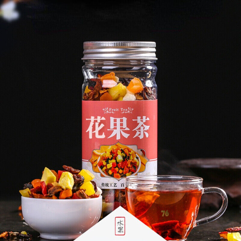 HelloYoung Natural Handmade Fruit Tea Flower Herbal Tea Healthy Drink Canned Gift Tea 180g