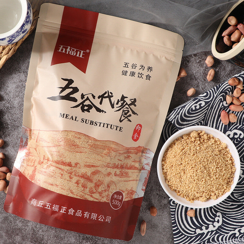 500g Ready-to-eat Stir-fried Baked Meal Replacement Powder Cooked Peanut Powder