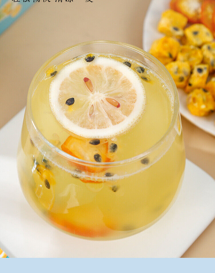 Kumquat, Passion Fruit, Green Tangerine, Lemon,and Snow Pear Cold Brew Fruit Tea