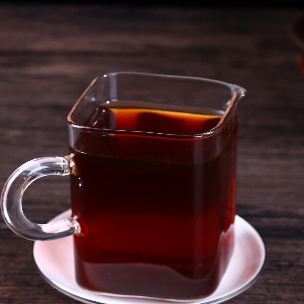 HelloYoung Pu erh Cooked Tea Yunnan Brown High Mountain Ecological Ripe Puer Tea Cake 200g