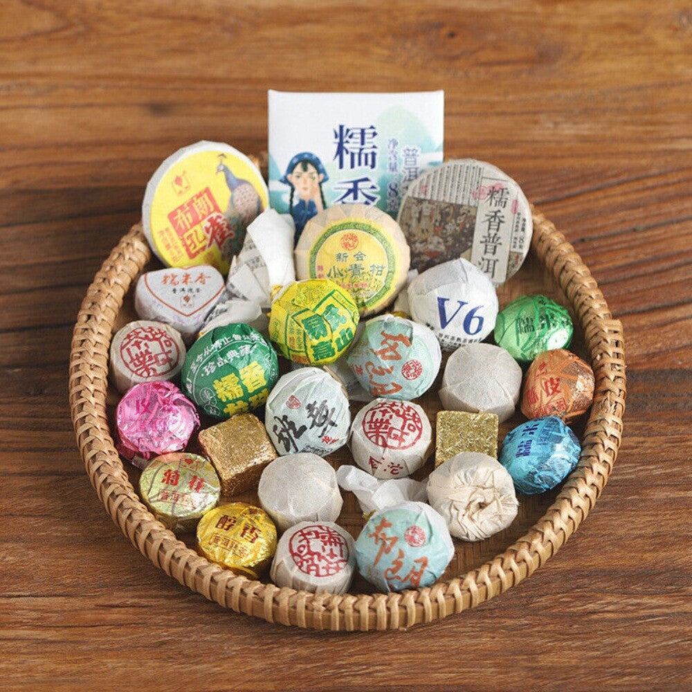 Yunnan Menghai Pu'er Tea 31 Flavors Assorted Set Natural Pure No Additives
